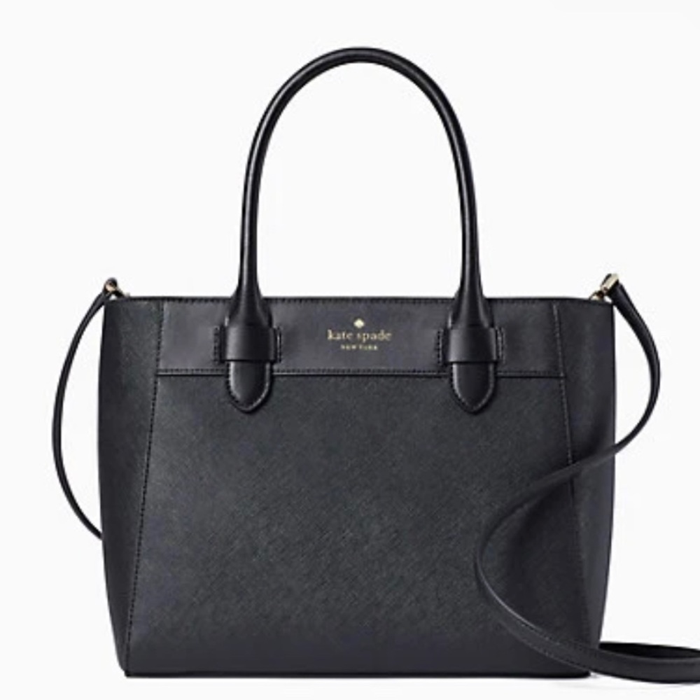 kate spade shiny black purse